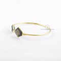 Smoky Quartz Gold Bangle, Wholesale Supplier For Gemstone Bangle Jewelry